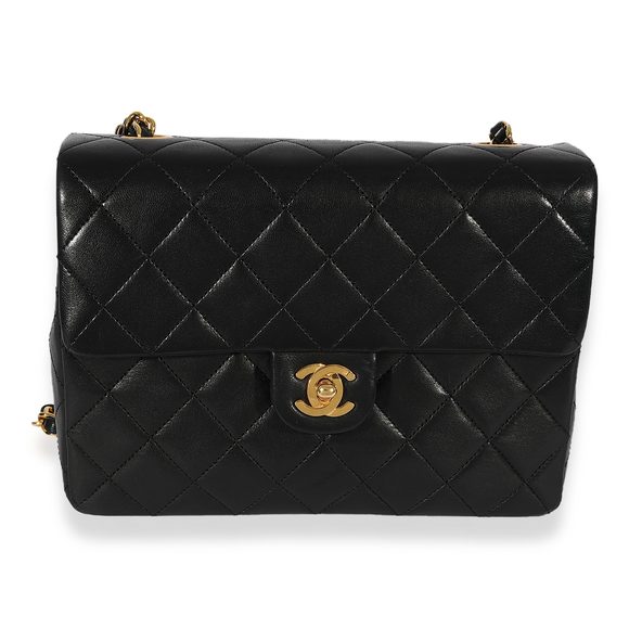 Chanel Vintage Black Quilted Lambskin Classic Mini Flap Bag - Picture 1 of 8